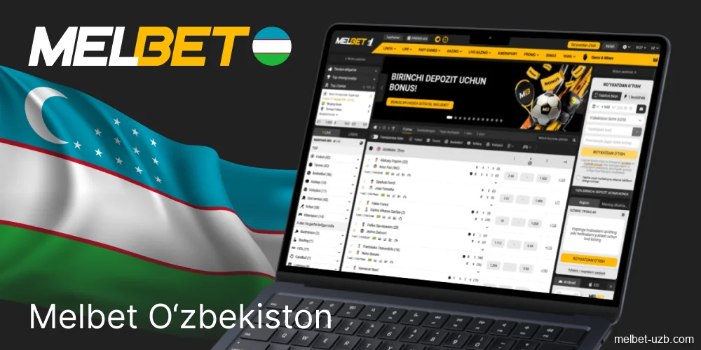 Melbet Oʻzbekistonda sport garovlari va kazino platformasi